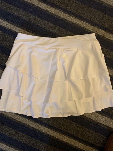 Adidas Girl Youth Large Ruffled Skort - Picture 3 of 3