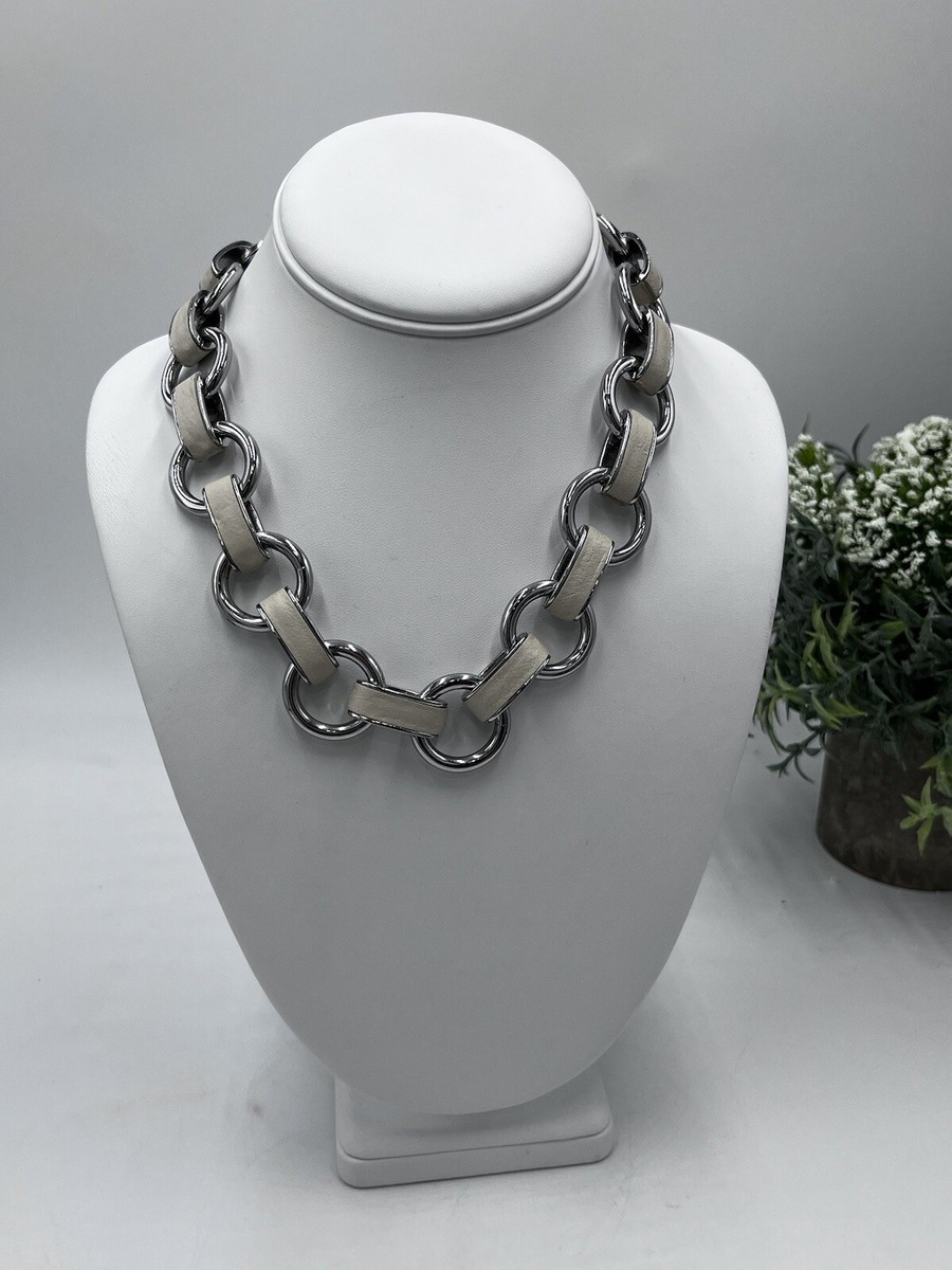 『Hollywood CHAIN BROWN×SILVER』 Curb Chain Necklace - A – GOOD ART HLYWD