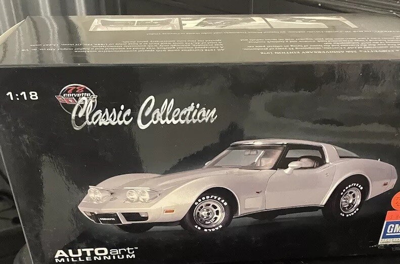 Finished Black ZR1 (C7) Corvette Chevrolet 1/18 AUTOart 1:18 Corvette AUTOart　Chevrolet Product eBay | ミニカー