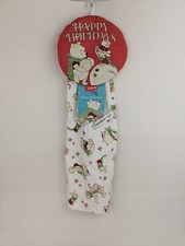 Disney Winnie The Pooh Happy Holidays Christmas Kitchen Hanging Towel Piglet