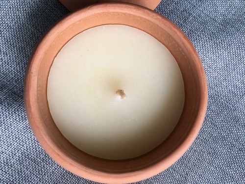 L’Occitane WINTER FOREST Candle rare in clay pot w lid UNUSED