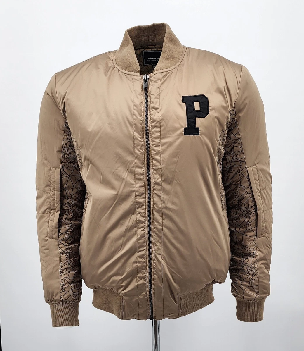 Pink dolphin bomber best sale jacket