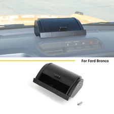 Center Console Dash Storage Box Organizer Accessories for Ford Bronco 21+ Black