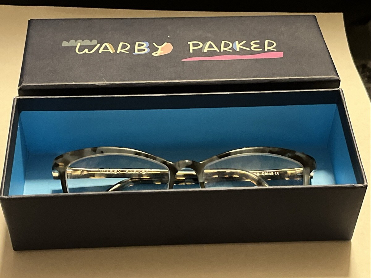 Warby Parker Louise W 189 Eyeglasses Frames Gray Tortoise Warby Parker Eyeglasses Louise 189 Birch Tortoise Cat Eye  main image 3