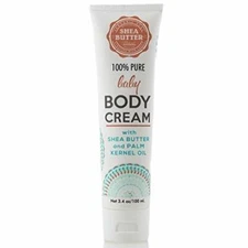 Organic SCA 100% Pure and Natural Baby Body Cream Nourishing and Healing 3.4 Oz