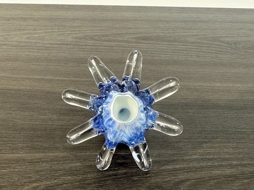 Pisapapeles Dynasty Gallery Blue Glow in the Dark Glass Pulpo, vidrio soplado a mano - Imagen 7 de 13