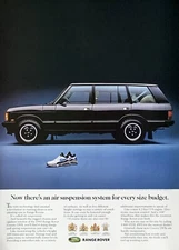 1993 RANGE ROVER An Air Suspension for Every Size Budget NIKE Shoes PRINT AD