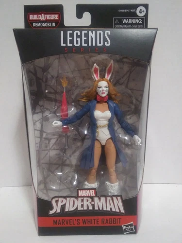 Figura Conejo Blanco Marvel Legends Serie 6" NUEVA (SIN Demogoblin BAF) Spider-Man