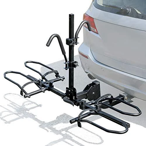 2bike Platform Style Hitch Mount Bike Rack Tray Style Bicycle