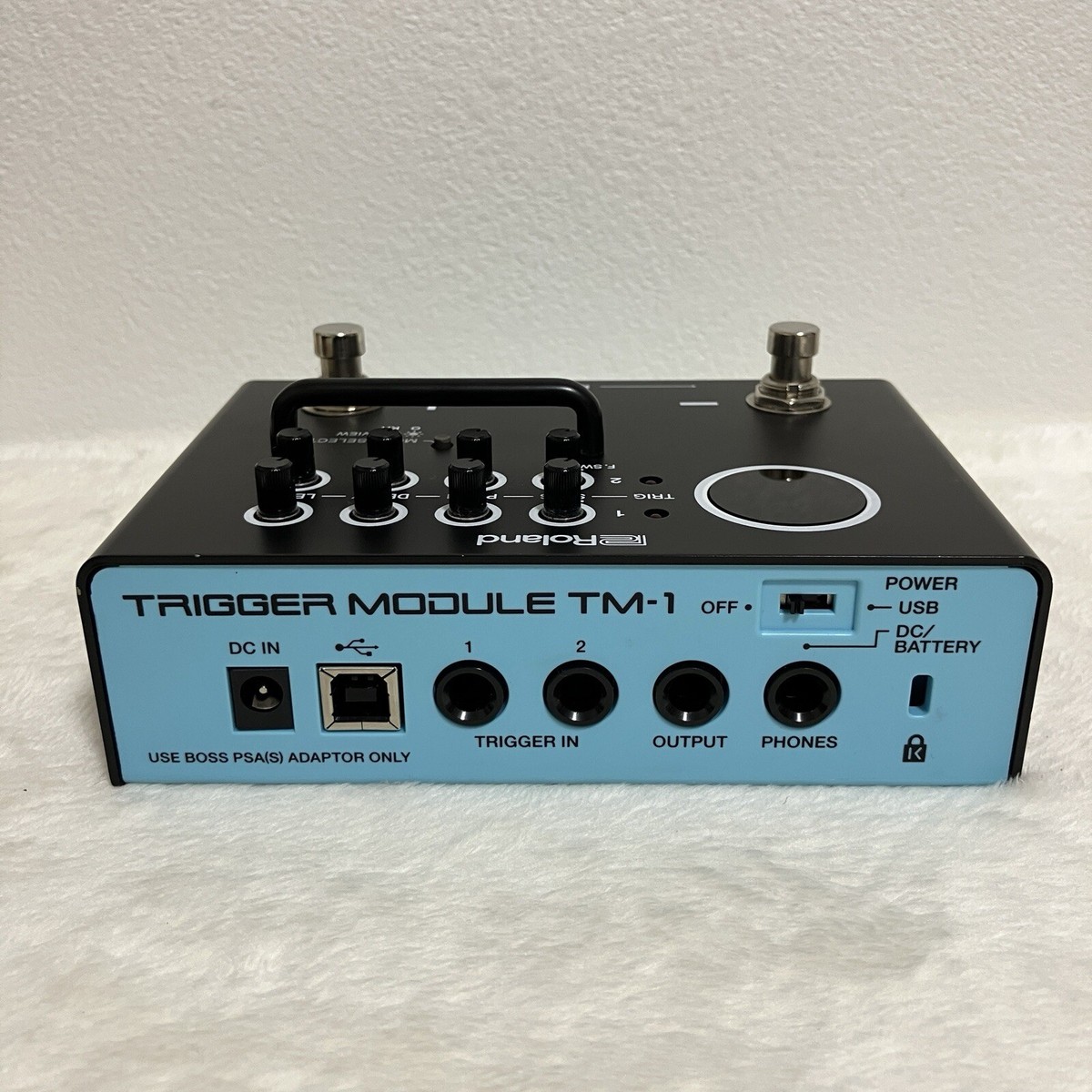 ROLAND TM-1 Trigger Module Drum Trigger Sound Source Hybrid ROLAND TM-1 Trigger Module Drum Trigger Sound Source Hybrid