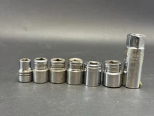 Lot of 7 Made in USA Blackhawk by Proto 5/8", 11/16", 9/16"3/8", 5/8" deep