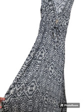 Mlle Gabrielle NEW Sleeveless Dress Size Med w/Butterfly Pin Boho Vintage Flowy