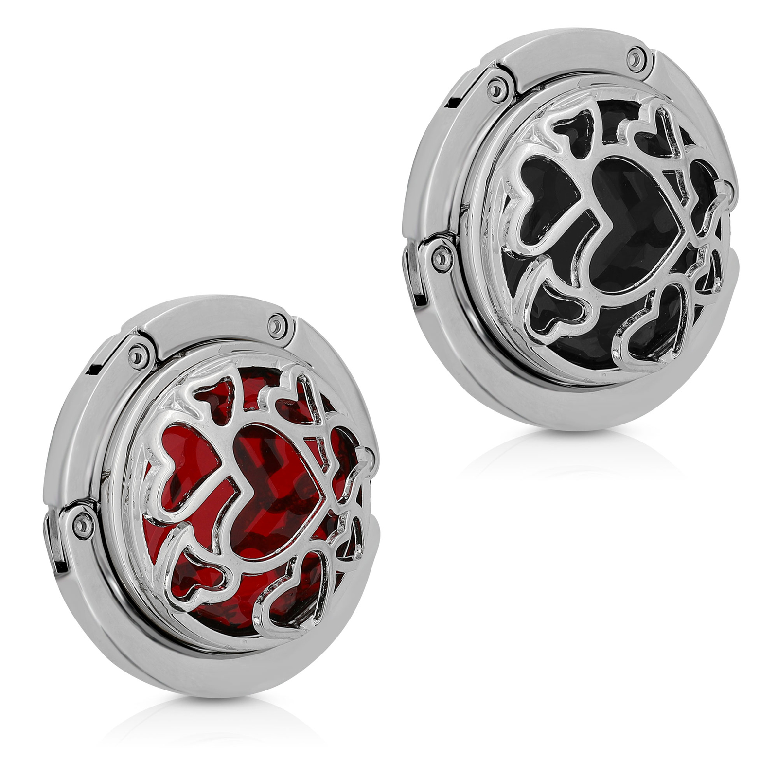 Set de 2 Ganchos magnéticos portátiles de bolso paraguas abrigos para mesa