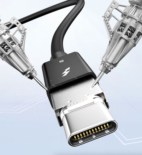 USB4 Type C Thunderbolt 5 PD Fast Charging Data Cable PD240W | Male to Male - Picture 6 of 11