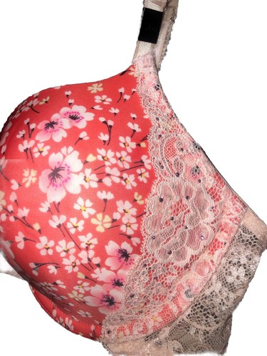 Victoria’s Secret Dream Angels Perfect Coverage Bra 36D Cherry Blossom NEW - Picture 4 of 10