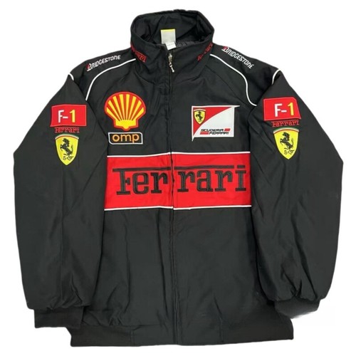 Mens Clothing Racing Team Motorcycle Zipper Jacket Boys Costume Winter Warm Coat - Picture 27 of 32