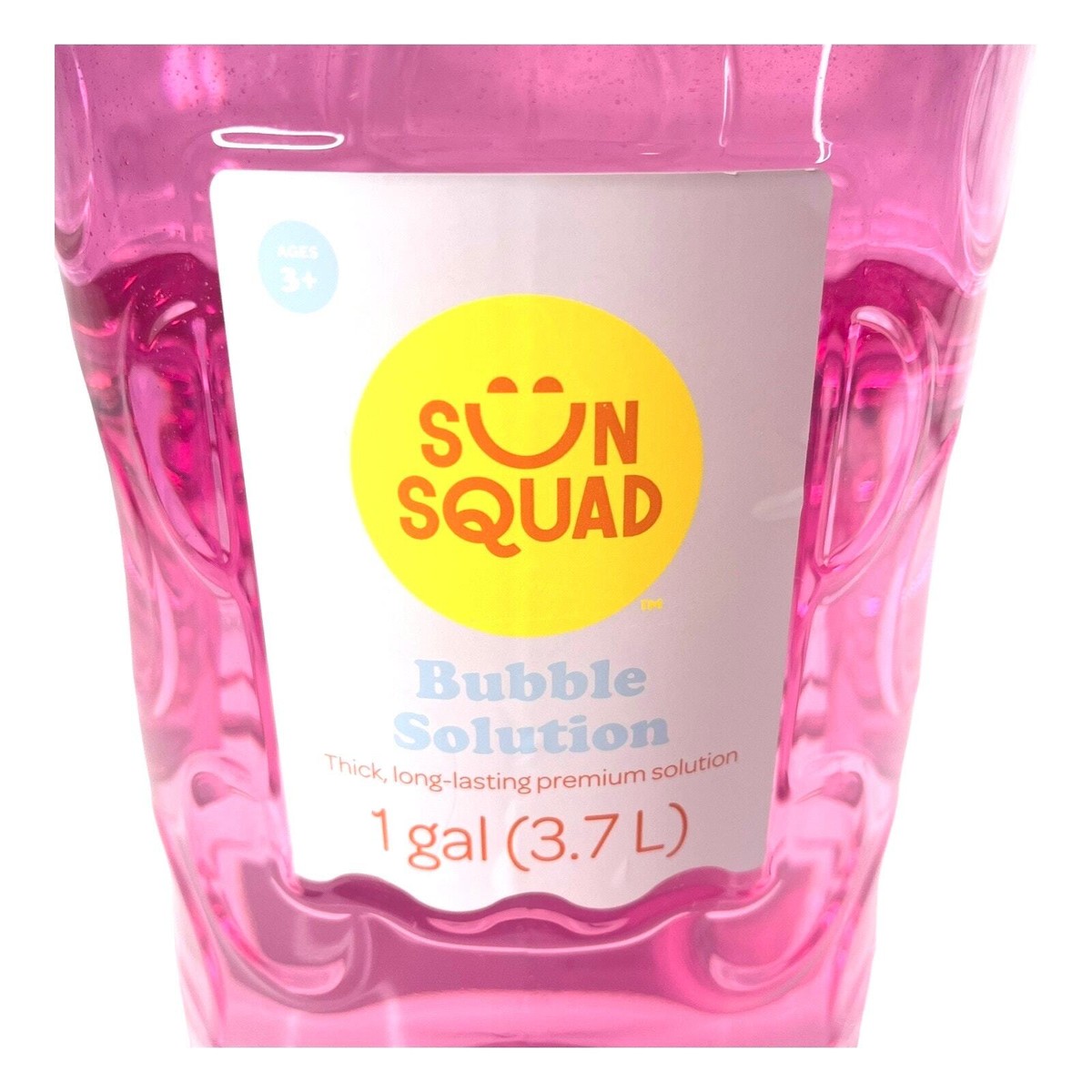 Pink Bubble Solution 1 Gallon 128oz Sun Squad For Bubble