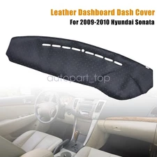 Leather Dashboard Dash Cover Dashmat Mat Carpet For 2009-2010 Hyundai Sonata