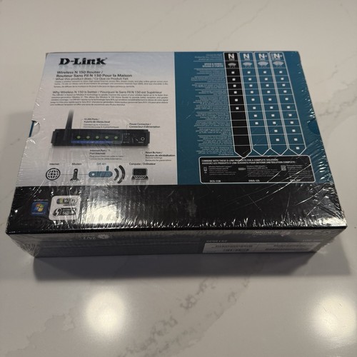 D-Link N 150 Home 150 Mbps 4-Port DIR-601 Wireless N Router Brand New Sealed - Picture 4 of 6