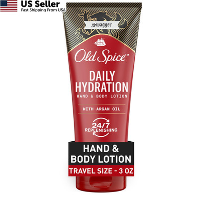Old Spice Body Lotion for all skin types, Travel Size 3 Ounce (Pack of 1)