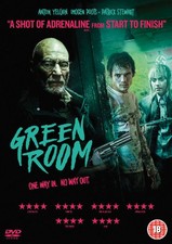 Green Room DVD (2016) Anton Yelchin, Saulnier (DIR) cert 18 Fast and FREE P & P