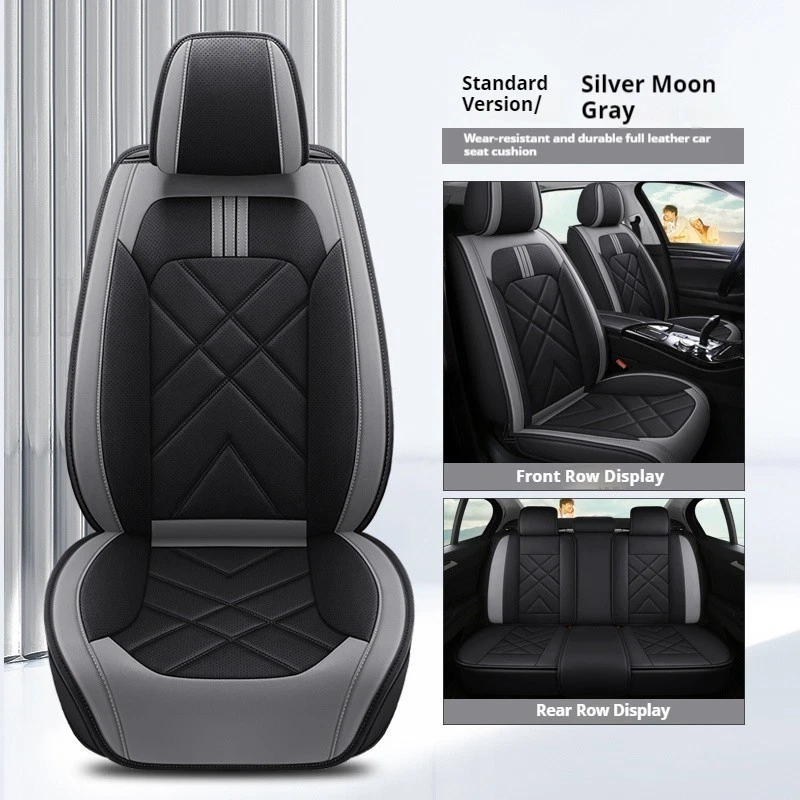 For MAZDA Car 5 Seat Covers Full Set Leather Front Rear Cushion Protector Pad - Image 2 of 4