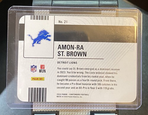 2024 Contenders “License To Dominate” Die Cut SSP Case Hit Amon-Ra St. Brown - Picture 2 of 2