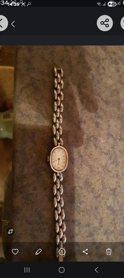 EXCELENTE RELOJ VINTAGE PARA DAMAS, LUCH, 15 RUBÍES, 1801.1 Foto 3 de 4