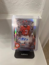 2025 Bowman U Football TJ Parker Auto /299 Refractor Buffalo Bills RC