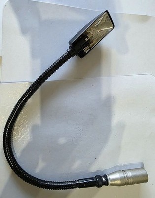 X BNC Schwanenhals Licht mit BNC-XLR Steckeradapter NEUTRIK für zB. Mischpult