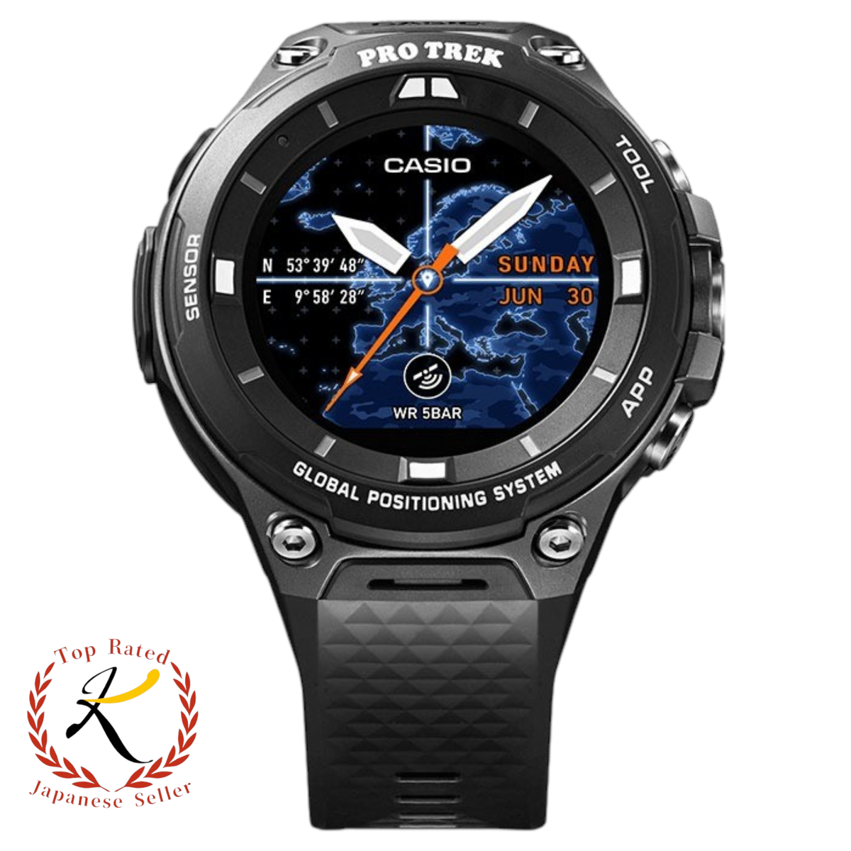 CASIO プロトレック WSD-F20BK カシオ Smart Outdoor Watch PRO TREK Smart WSD-F20-BK [ブラック