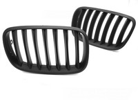 Sport KüHlergrill Set FüR BMW X5 E70 2007-2013 X6 E71 2008-2014 Nieren Schwarz