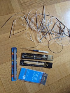 Knitting Needles Bundle Various Sizes Circular Knitting Needles New and Used TNI