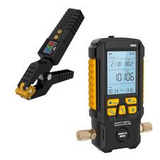 Smart Digital Vaccum Gauge 0-2000 Mbar Range Vacuum Meter Temp HVAC Vacuum Teste