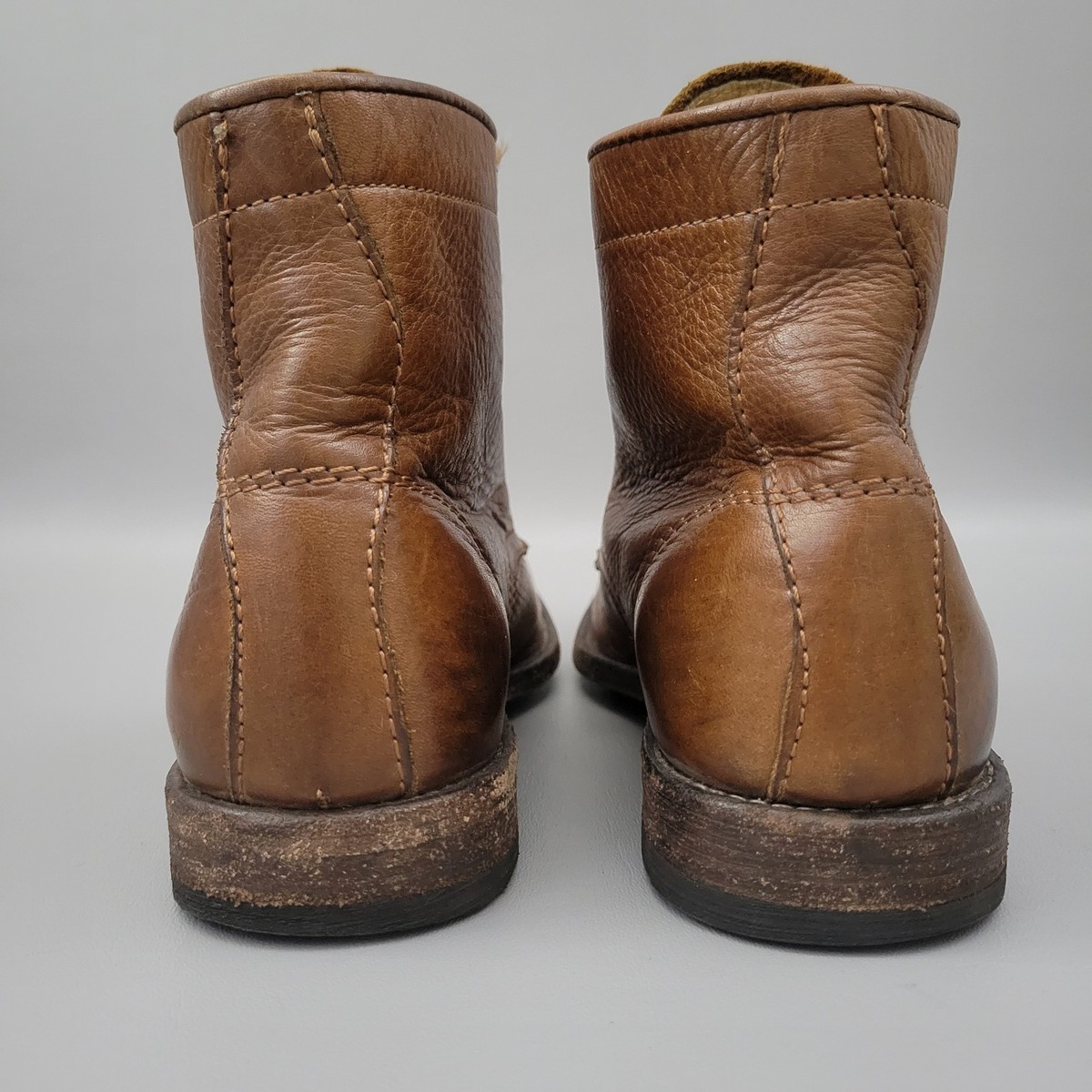 New! Frye Men\'s Tyler Plain Toe Boot Cognac Brown Size 11 D 3486070 DD537 frye-mens-tyler-flex-chelsea-  main image 4