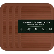 4 - Pack Multi - Purpose Silicone Mats | Heat Resistant Pot Holders for Kitch...