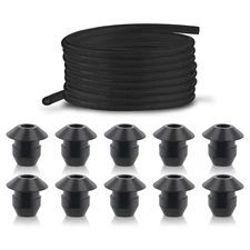 10X Fuel Tank Bushing Grommet+2X Fuel For Husqvarna 580457501 Replaces 503735801