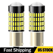 24x 1156 Led Bulb White 11 Size 7506 Ba15s 1141 For Reverse Backup Light