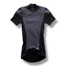 CRAFT Sports L1 Ventilation Base Layer XC Skiing Running Men's XS Gray Black S/S