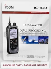 Brochure For Icom IC-R30 Wideband Coverage Handheld Radio Receiver (4 pages)