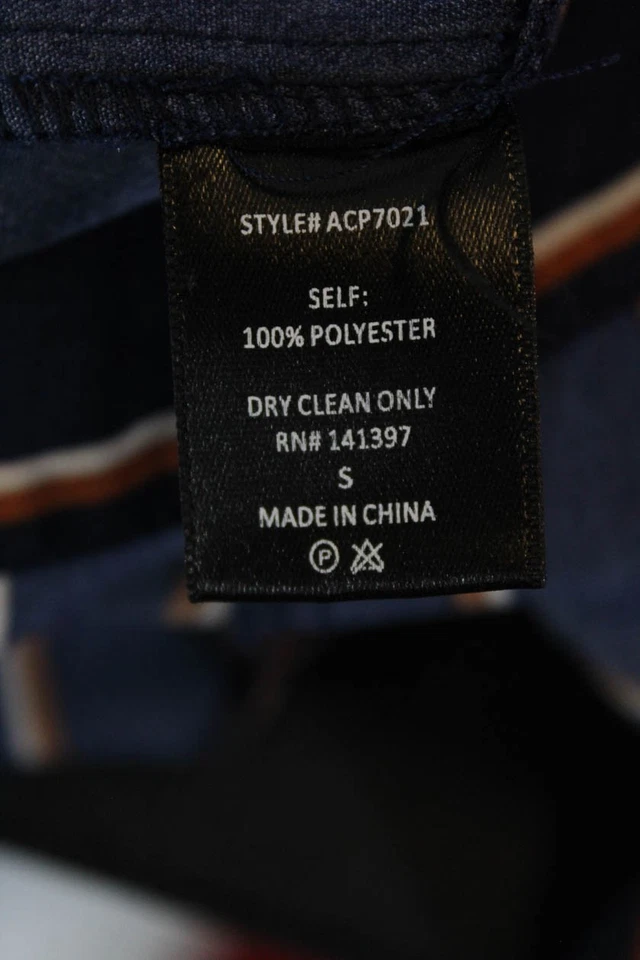 Mono ASTR para mujer a rayas pierna ancha botón delantero azul marino talla pequeña 11316510 Foto 4 de 4