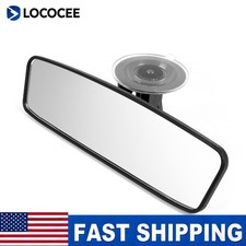 Universal Car Truck Hd Rear View Mirror Glass Suction Cup Mirror Interior Wide
