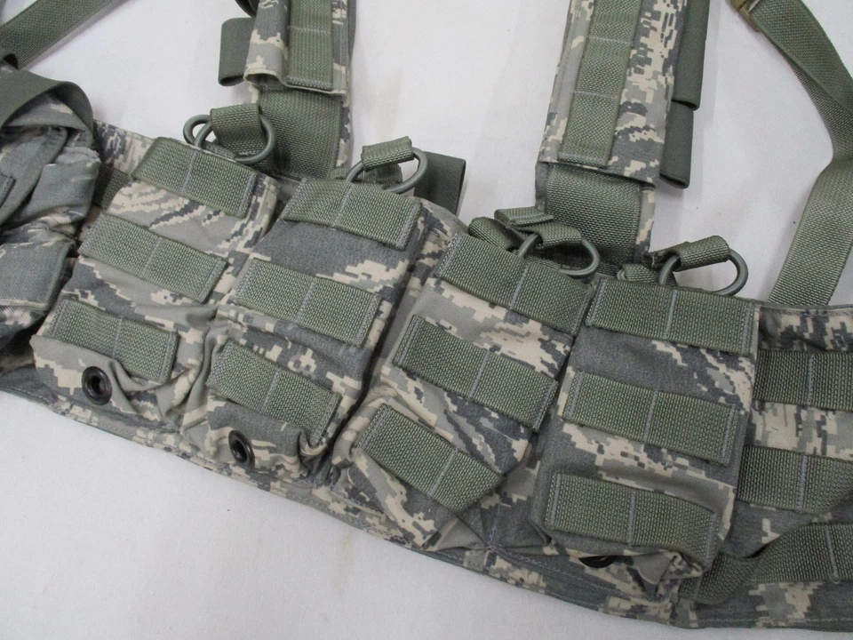 EQUIPO DE ASALTO TÁCTICO AVIADOR ABDU PLATAFORMA DE PECHO ARNÉS DE HOMBRO DIGITAL A RAYAS DE TIGRE Foto 2 de 4