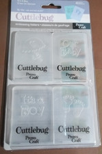 NIP Cuttlebug Embossing Folders: Its a Boy