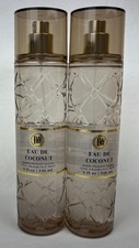 Lot of 2 Bath  Body Works Eau De Coconut Fine Fragrance Mists Sprays