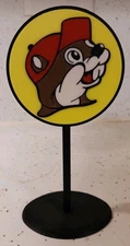 Buc-ee's Logo Miniature 3d Printed Sign Replica Diorama Fan Art Display  6" Tall