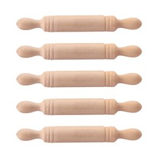 5 Pcs Mini Rolling Pin for Children Miniature Sticks Holiday House Adornment