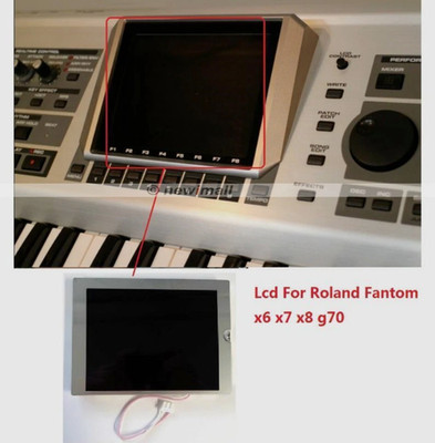 LCD Screen Display Replacement for ROLAND FANTOM X6 X7 X8 G70 90 Days Warranty