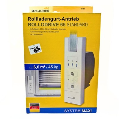 Schellenberg RolloDrive 65 Standard elektrischer Gurtwickler Rollladen 45kg