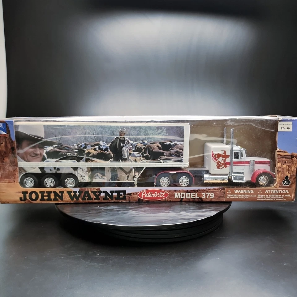 John Wayne Peterbilt 379 1:32 Scale Diecast Semi Truck Trailer New Ray 🚚 - Image 3 of 4